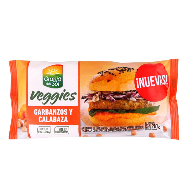 GDS Veggies Garbanzos y Calabaza x 420 gr (20)