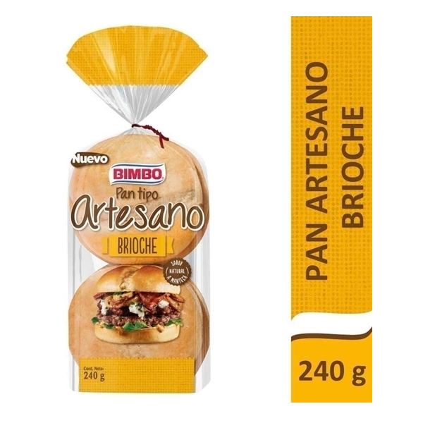 32571 - Pan Hamb Brioche 240g BIM