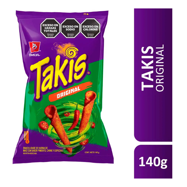 Takis Original x 140gr FLOW BAR EXP