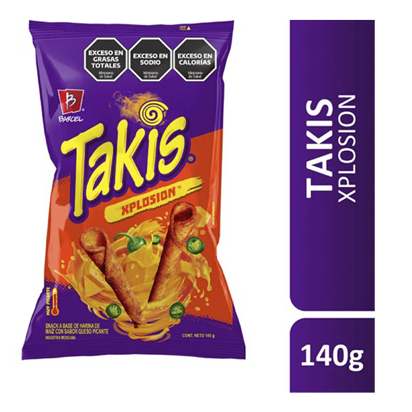 Takis Xplosion x 140gr FLOW BAR EXP