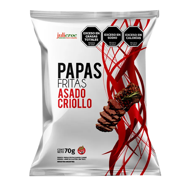 Papas Fritas Sabor Asado Criollo x 70 gr. - Julicroc(16)