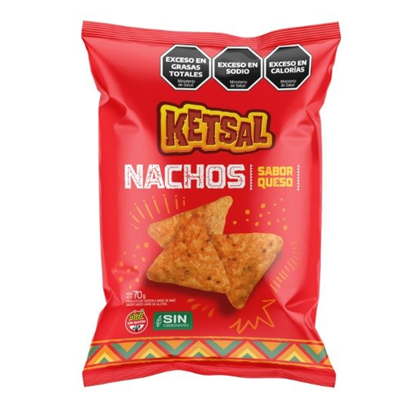 Nachos Sabor Queso x 70 gr. - Ketsal (16)