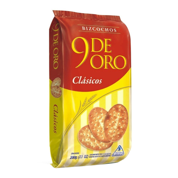 9 de Oro Clasicas x 200 gr. (24)