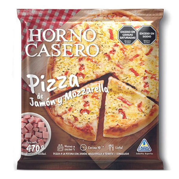 Pizza Jamon Horno Casero x 470 gr. - CAÑUELAS(12)