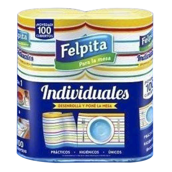Rollos de Mantelitos Indiv. x 70 paños. (12)