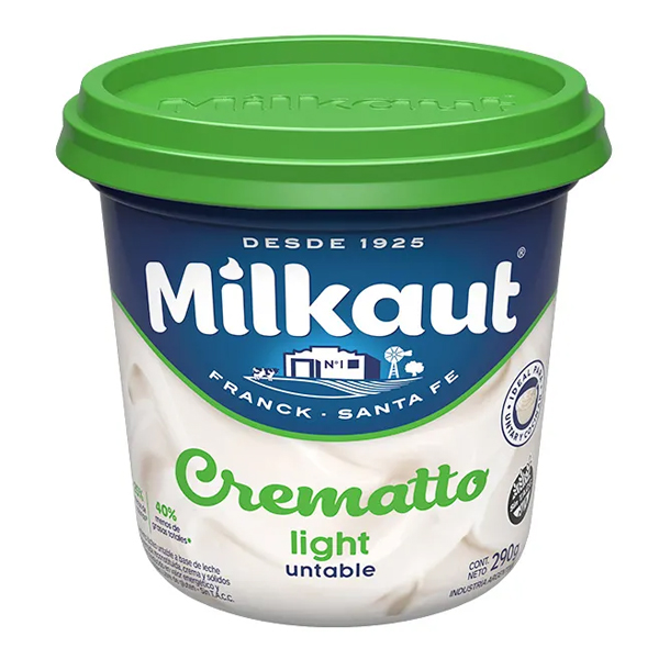 Crematto Light Pote x 290 gr - Milkaut (12)