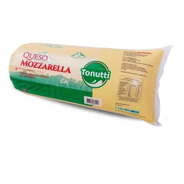 Mozzarella Cilindro Tonutti x Kg.(4)