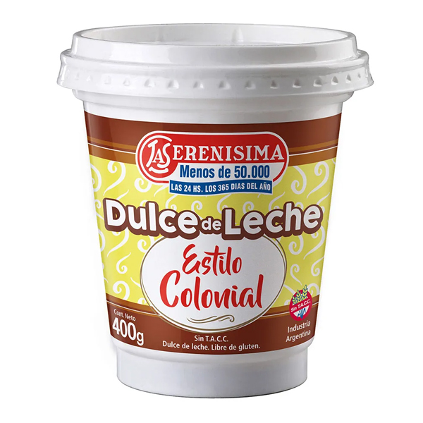 Dulce de leche LS Colonial Pote x 400 gr (12)