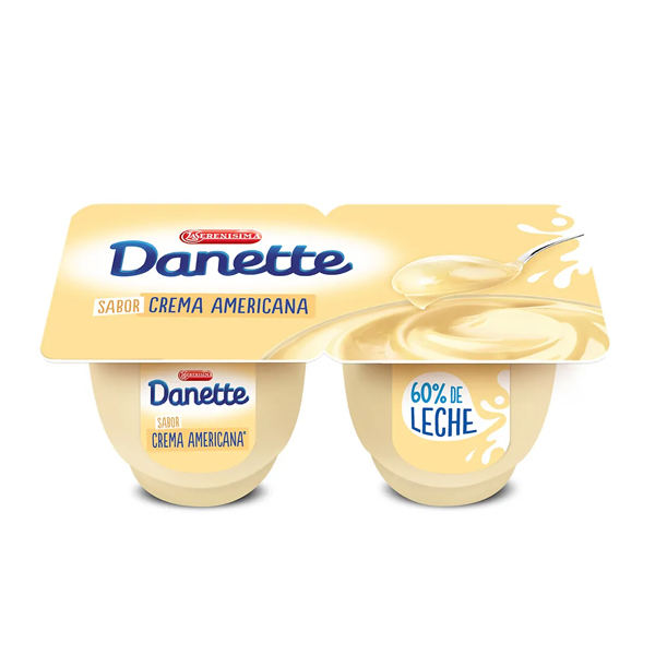 Postre Danette x 190 gr. (2u) - AMERICANA