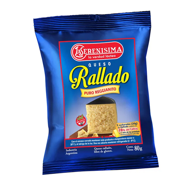 Queso LS Rallado Bolsa x 130 gr.