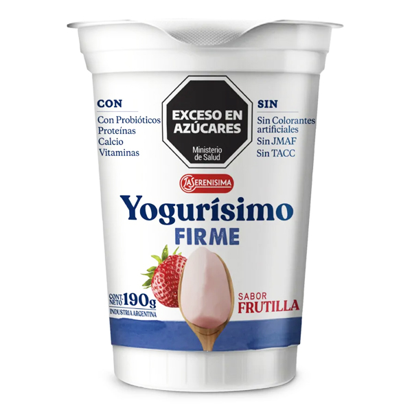 Yogurisimo Firme 190 gr Frutilla