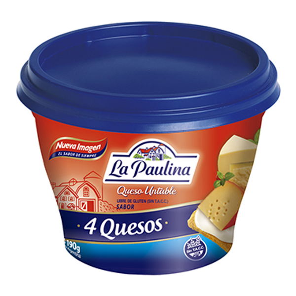 Untable 4 Quesos x 190 gr. - La Paulina (12)