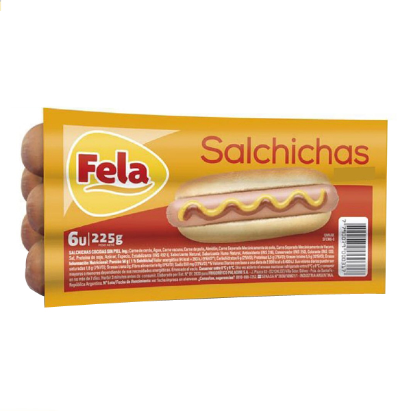 Salchichas Cortas Fela x 6u (24)