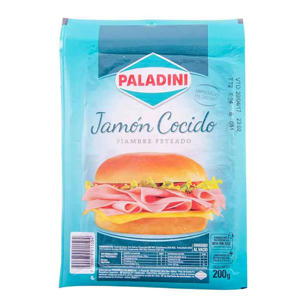 Jamon Coc. Fet. a/v x 200 gr. - Paladini (15)