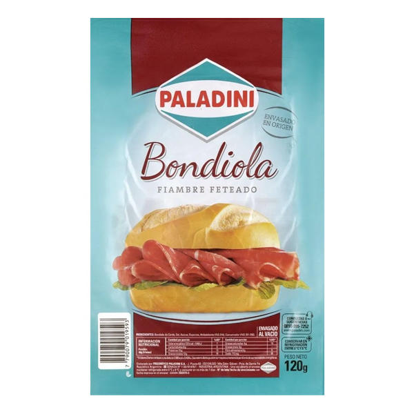Bondiola Fet. a/v x 120 gr.