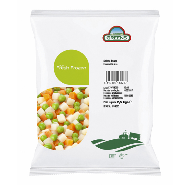 Jardinera con papas IQF x 1 Kg. (10) - Greens