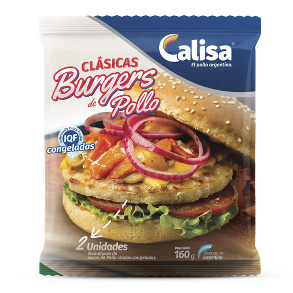 Burgers de Pollo Clasicas 2x80gr. -321- Calisa(30)