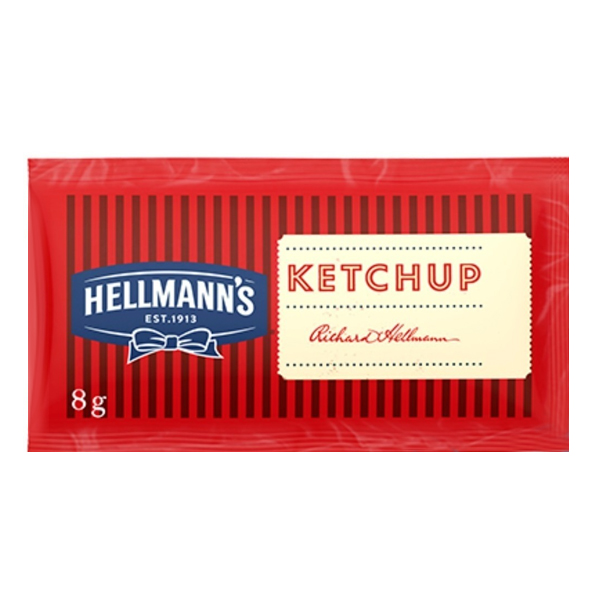 Ketchup Ind. Hellmanns 196x8cc.