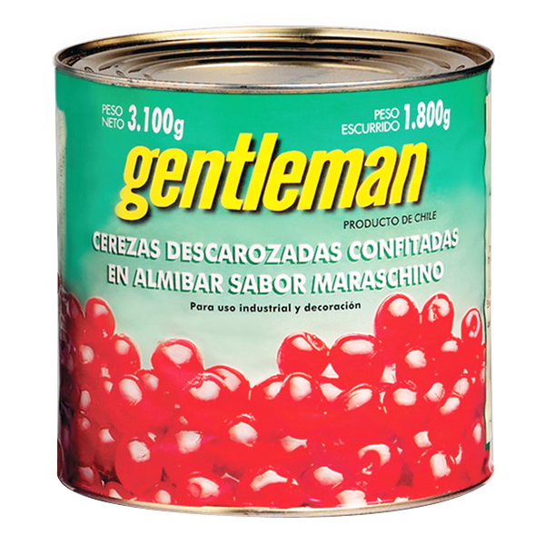 Cerezas al Maraschino Gentleman x 3.1 Kg.