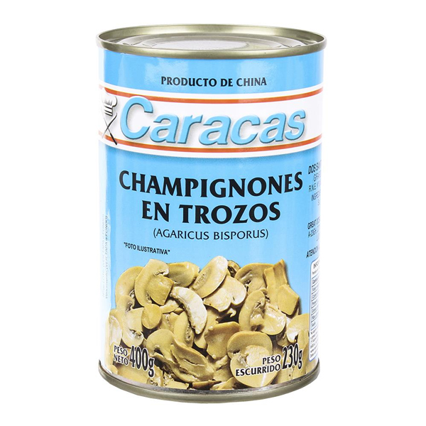 Champ.fileteados Caracas x 400 gr(24)