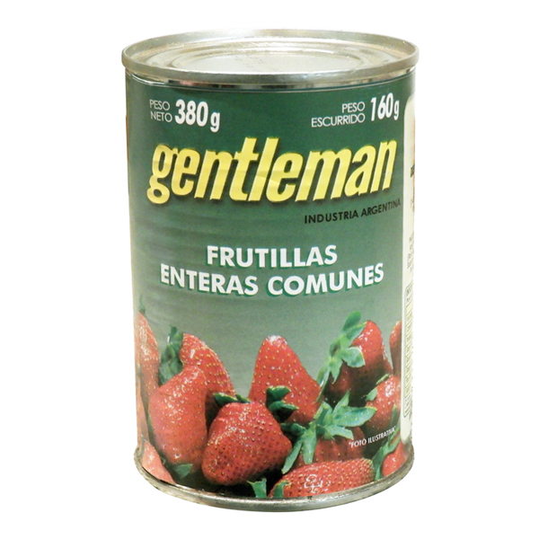Frutillas Enteras Gentleman x 850 gr.