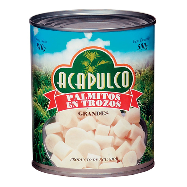Palmitos en Trozos Acapulco x 800 gr. (12)