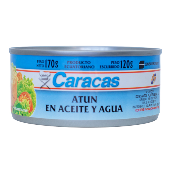Atun Lomitos en Aceite/Agua Caracas x 170gr (48)
