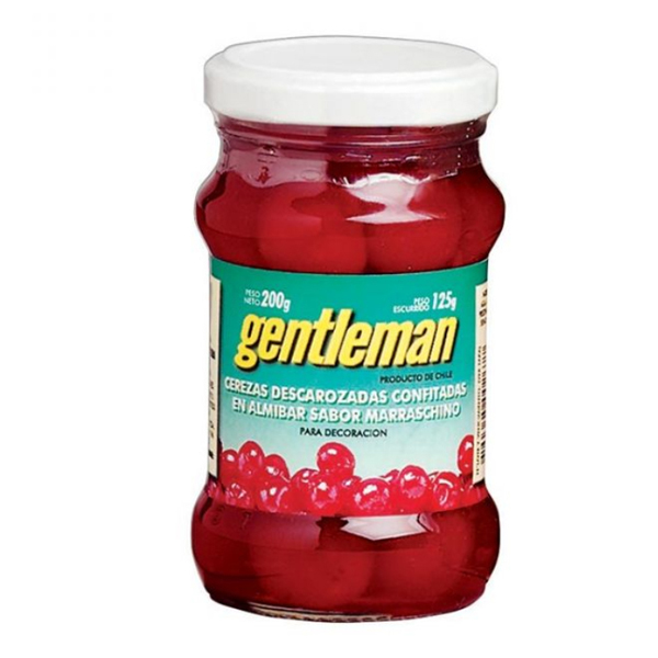 Cerezas al Maraschino Gentleman x 200 gr. (12)