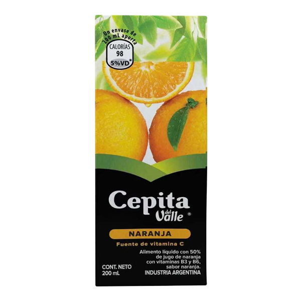 Cepita Naranja 6 u. x 200 cc (4)