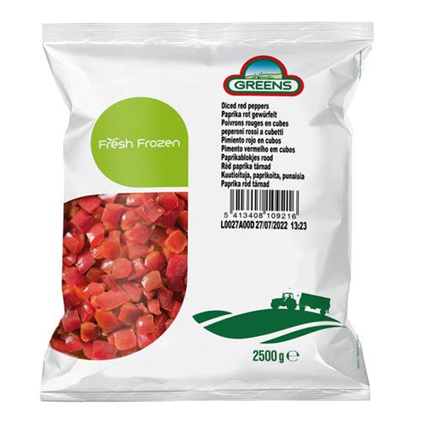 Pimiento Rojo Cub. Cong. x 1 Kg. - Greens (10)