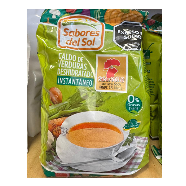 Caldo de Pollo x 660gr - Sabores del Sol (12)