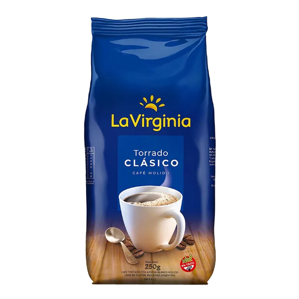 Cafe LV Molido Torrado Clasico x 250 gr. (12)