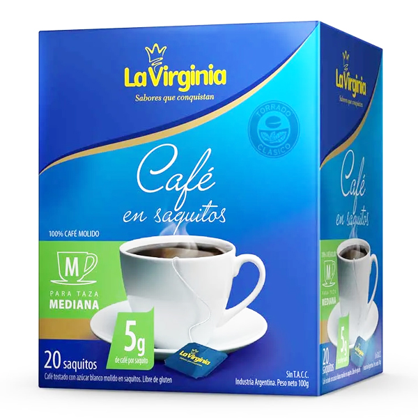 Cafe LV Saquitos Torrado Clasico 20x5gr. (10)