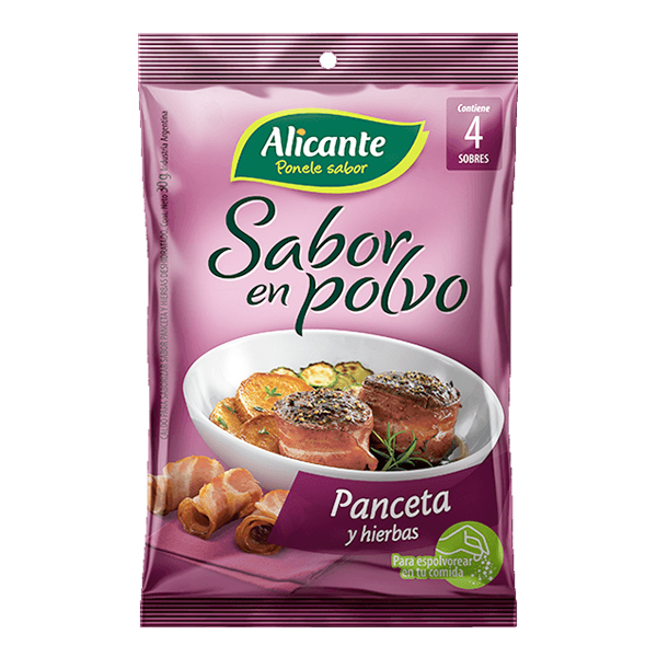 Saboriz. Polvo Panceta Hierbas Alicante x 7.5 gr.(12)