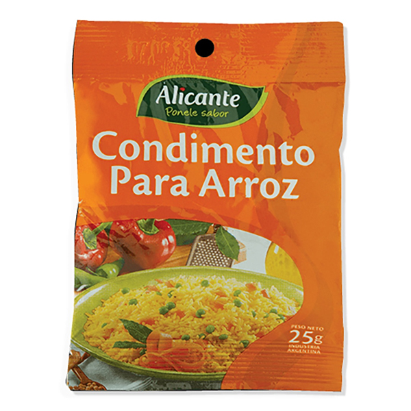 Condimento para Arroz  Alicante x 25 gr.