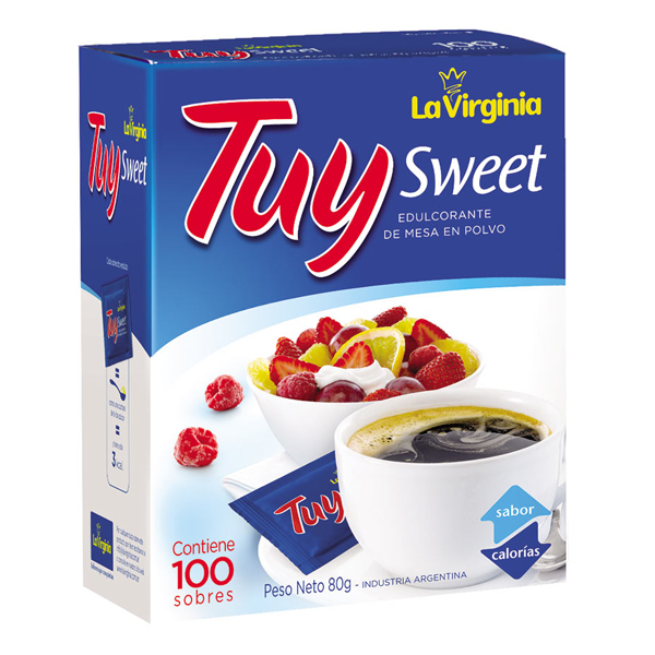 Edulcorante Tuy LV Polvo x 100 sob.(10)