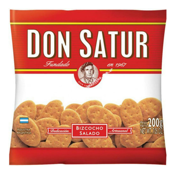 Don Satur Bizcocho Salado x 200 gr.(30)