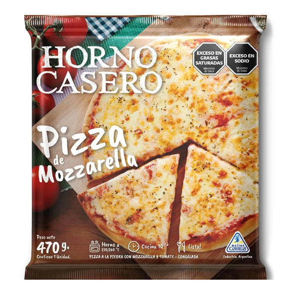 Pizza Mozza Horno Casero x 470 gr - CAÑUELAS(12)