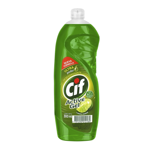 Lavavajilla Cif Bioactive Lima Bot x 500ml. (12)