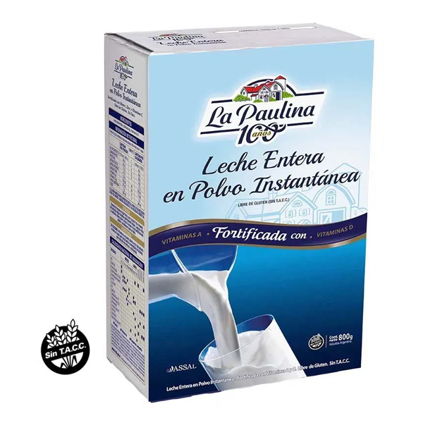 Leche en Polvo x 800 gr. - La Paulina (12)