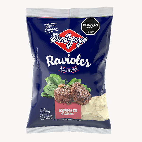Ravioles c/ Carne y Espinaca x 1 kg. - Don Yeyo (15)