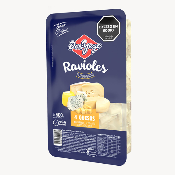 Ravioles 4 Quesos x 500 gr. - Don Yeyo (24)
