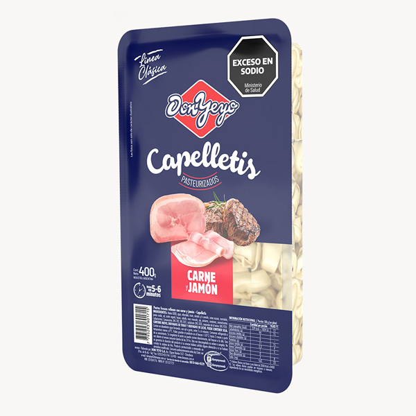 Capellettis c/ Carne y Jamon x 400 gr. - Don Yeyo (24)
