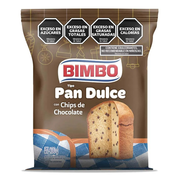 Pan Dulce Chips x 400 gr. FLOW BIM (12)