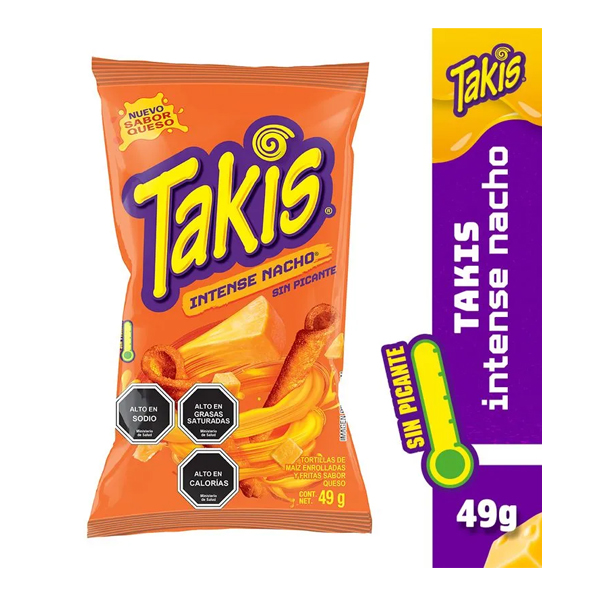 Takis Intense Nacho x 49gr FLOW BAR EXP(36)