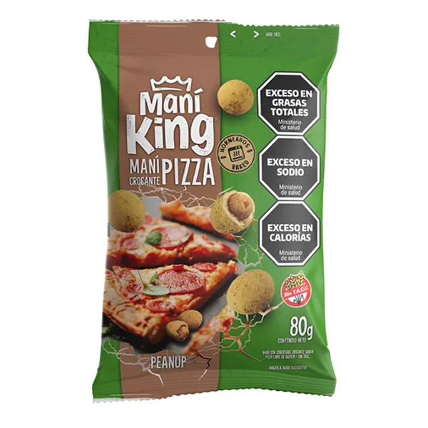 Mani King Crocante Sabor Pizza x 80 gr. (15)