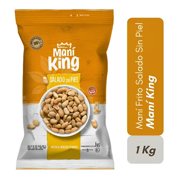 Mani King Frito Salado x 1 kg. Sin Piel (9)