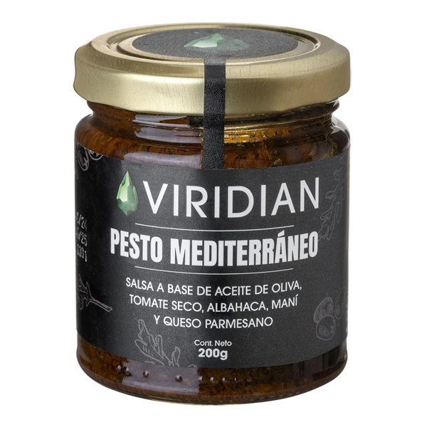 Pesto Mediterraneo Frasco x 200 gr. - Viridian (12)