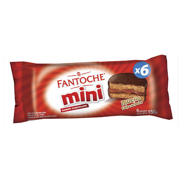 Fantoche Alfajor Chocolate Agrupado x 150 gr. (24)