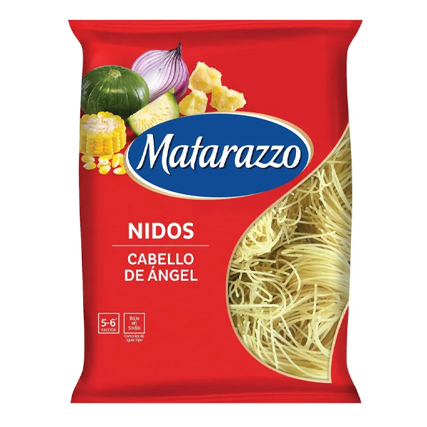 Fideos Cabello de Angel x 500gr (15). - Matarazzo